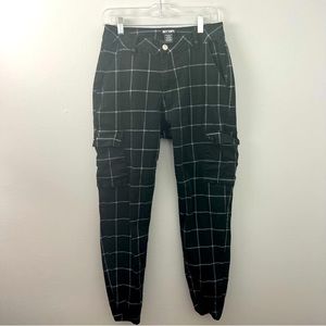 Hot Topic Grid Cargo Joggers